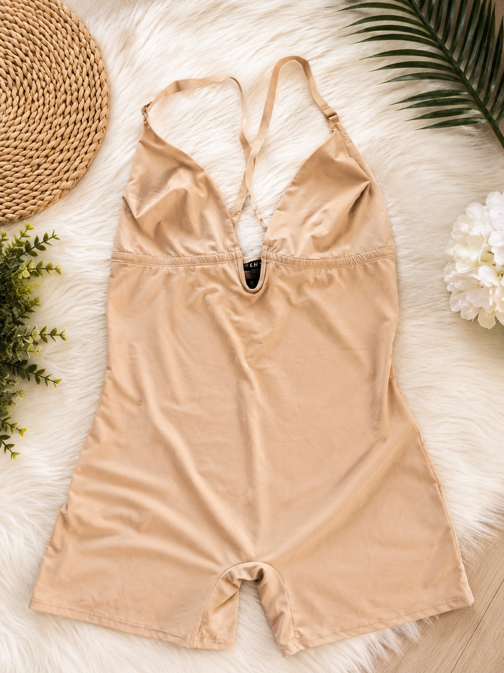 Nude Shapewear Romper Bodysuit
